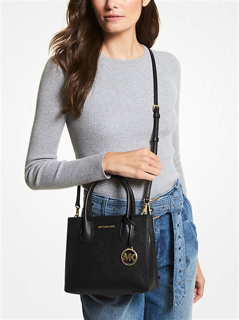 michael kors handtasche mercer medium|Michael Kors leather satchel.